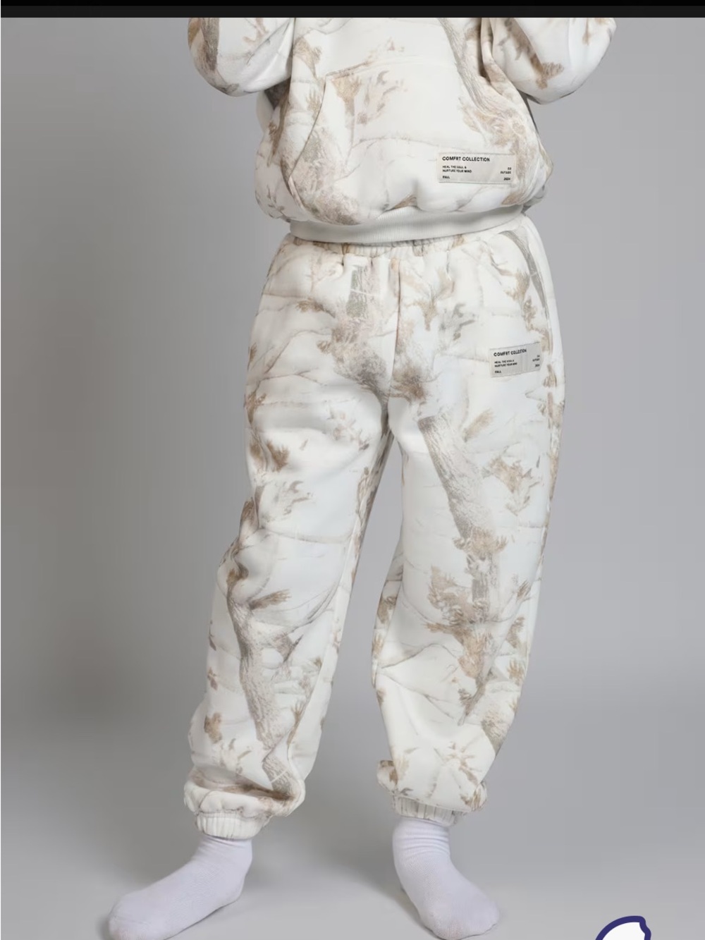 Kids Camo White Oak Jogger Sweatpants